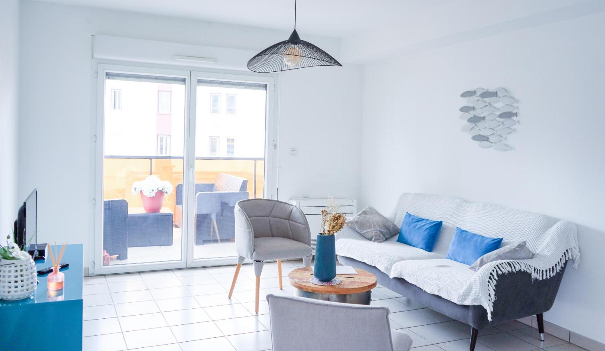 Bel Appartement Climatise & Parking Perpignan Buitenkant foto